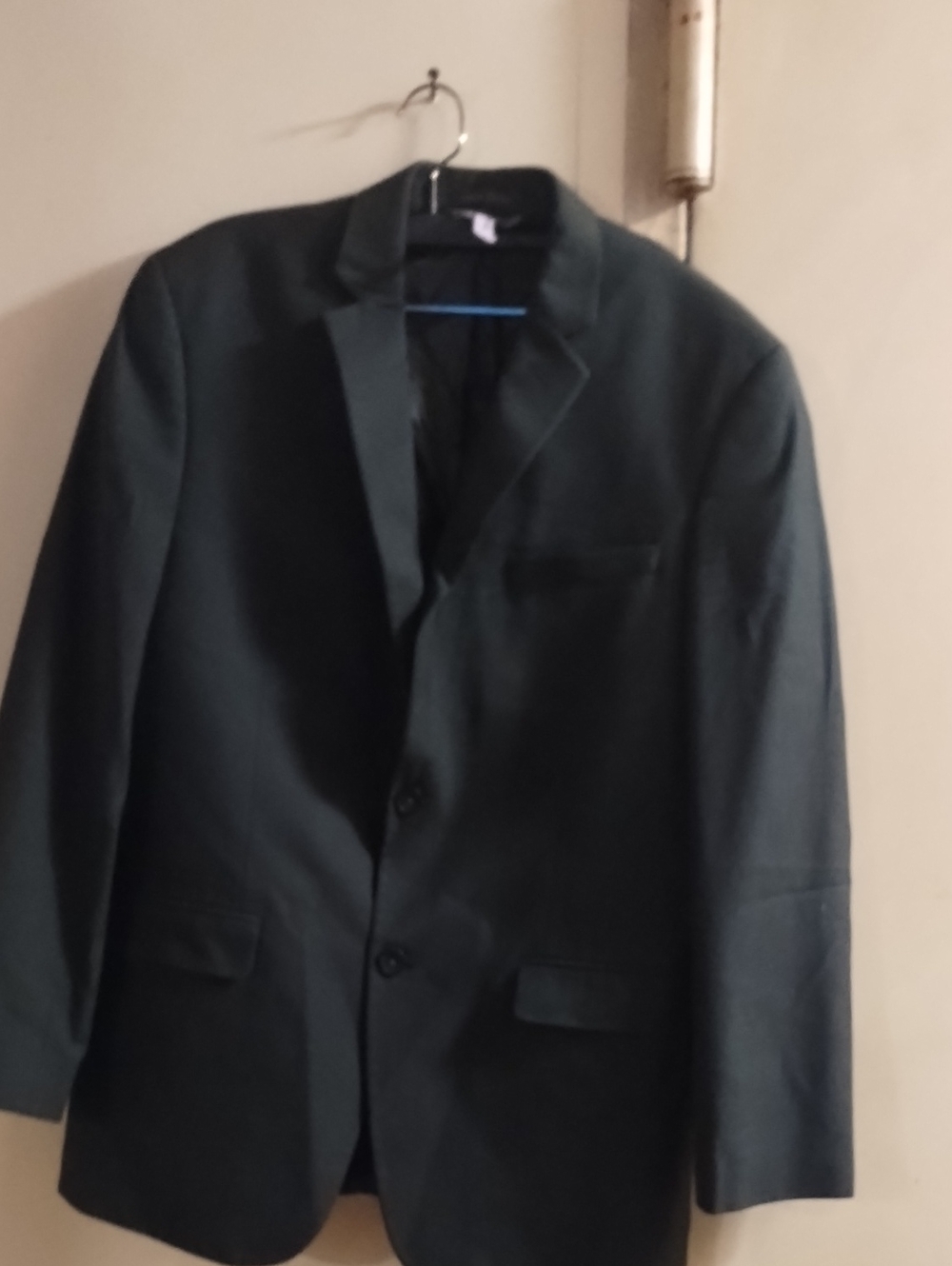 Men's Black Single-Breasted Blazer